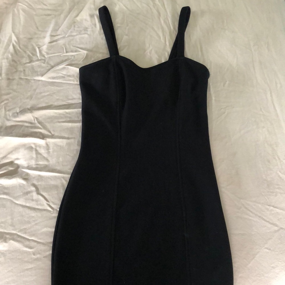 Forever 21 Black fitted mini dress